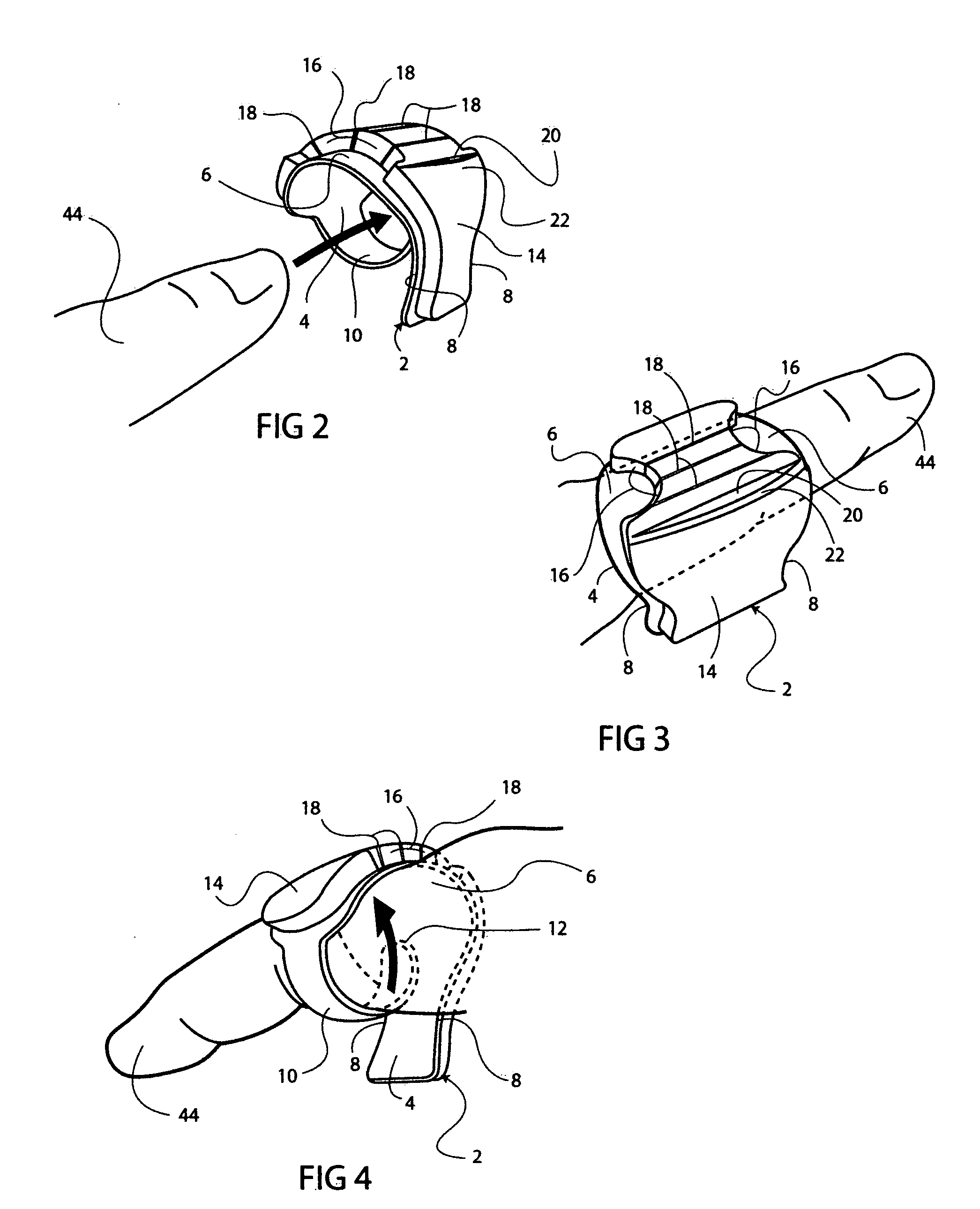 Disposable finger mounted instrument cleaner