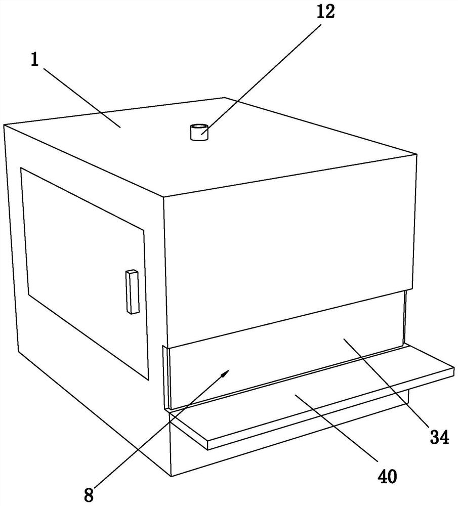 A cleaning device for processing hardware accessories