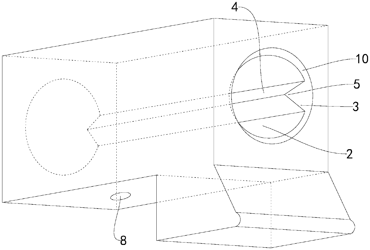 Veneer guide sleeve and veneer device with same