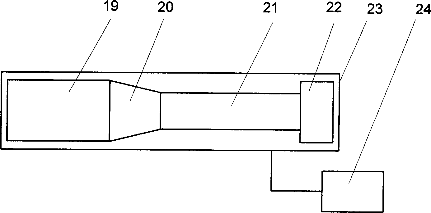 Jib bed density distribution detector