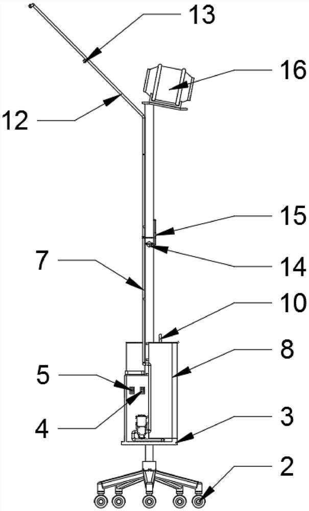 A atomization humidification and dust suppression equipment for environmental engineering site construction