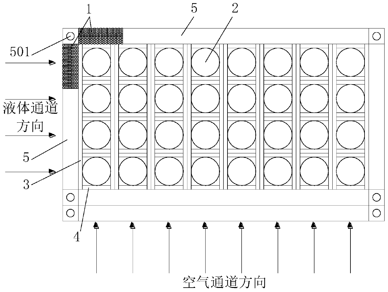 Anti-collision temperature control integrated battery module structure, processing device and method