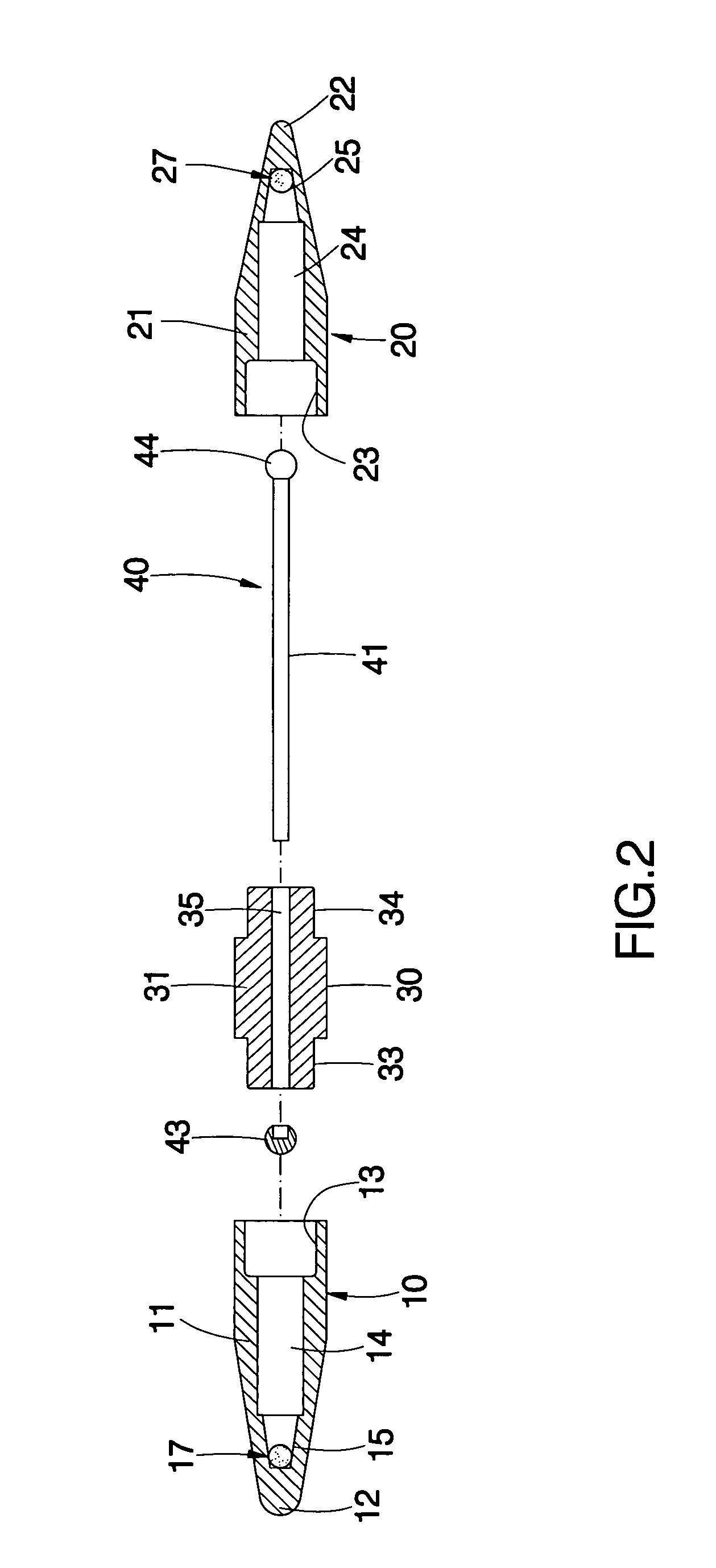 Impact type massager