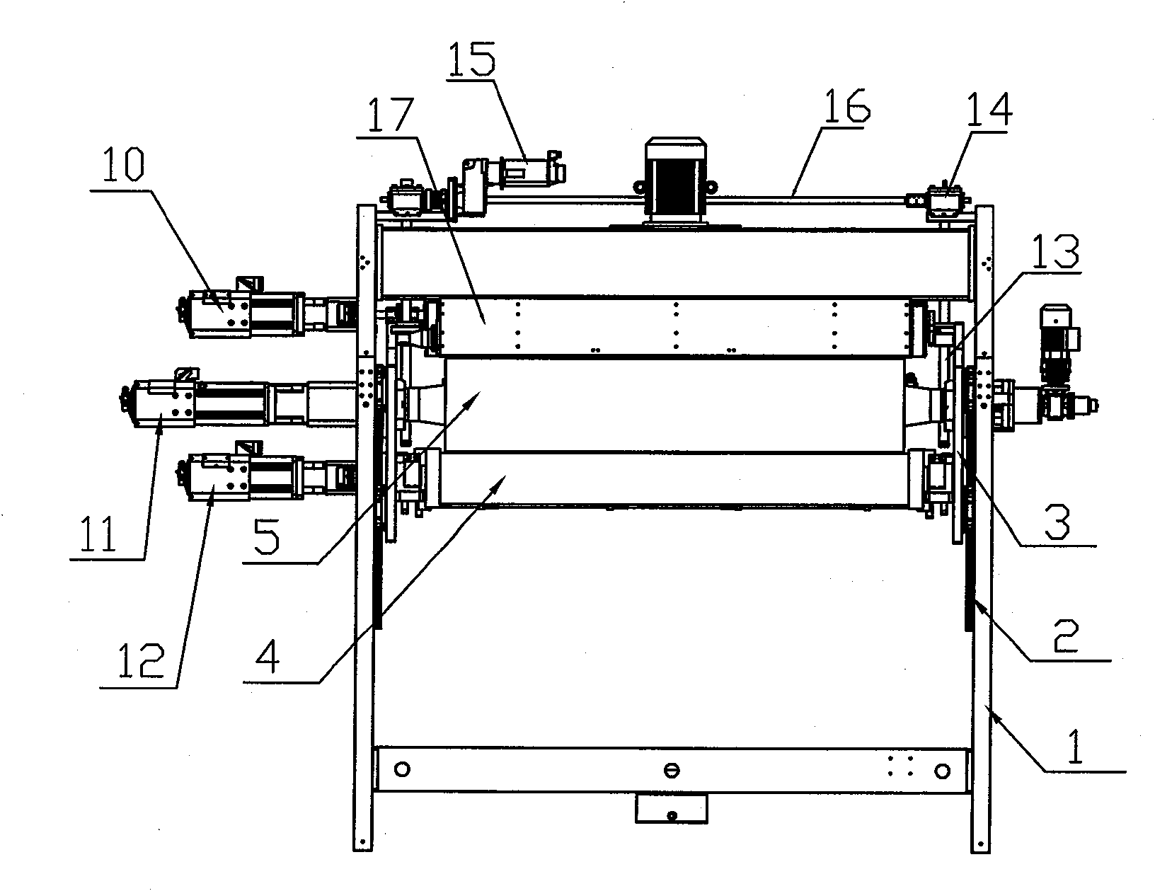 Energy-saving high-efficiency servo drive paper box printing mechanism