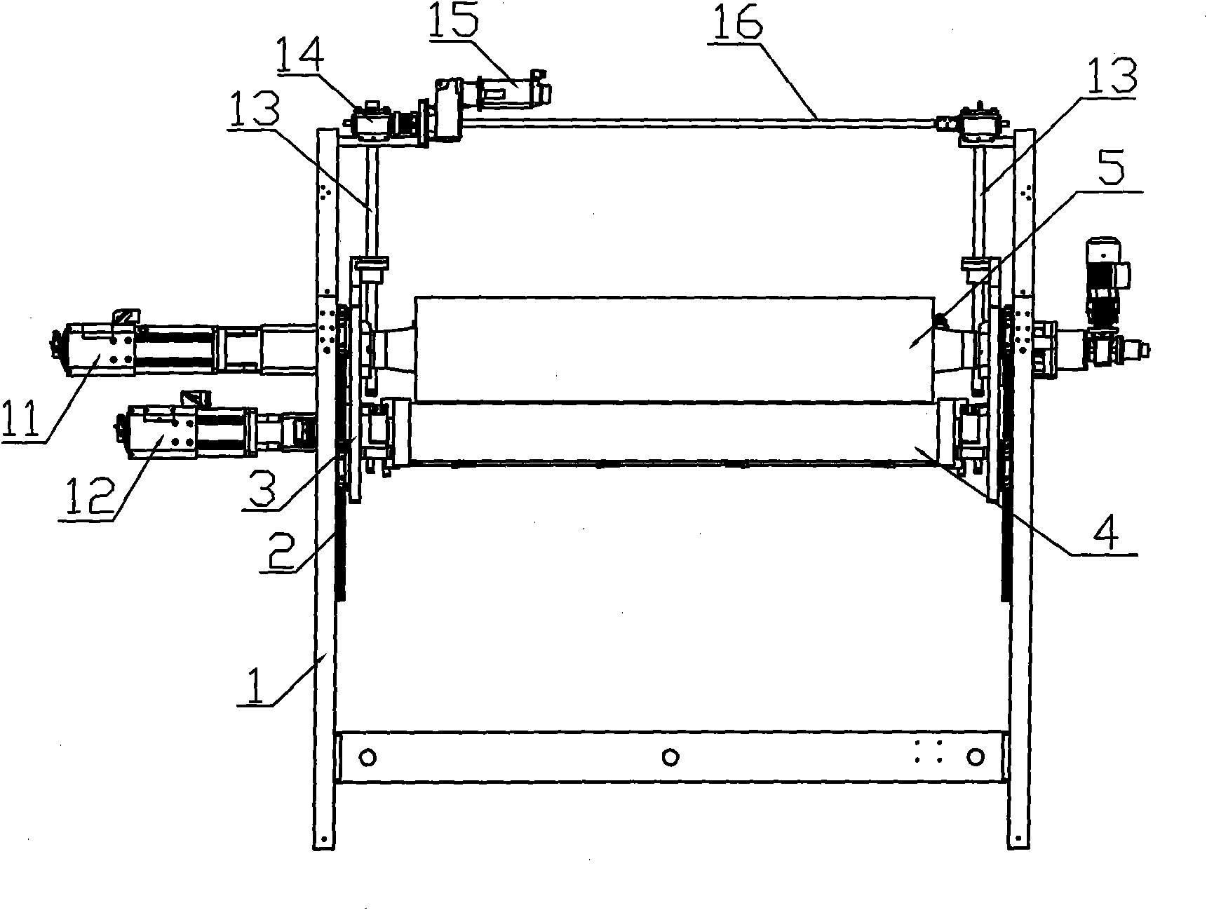 Energy-saving high-efficiency servo drive paper box printing mechanism