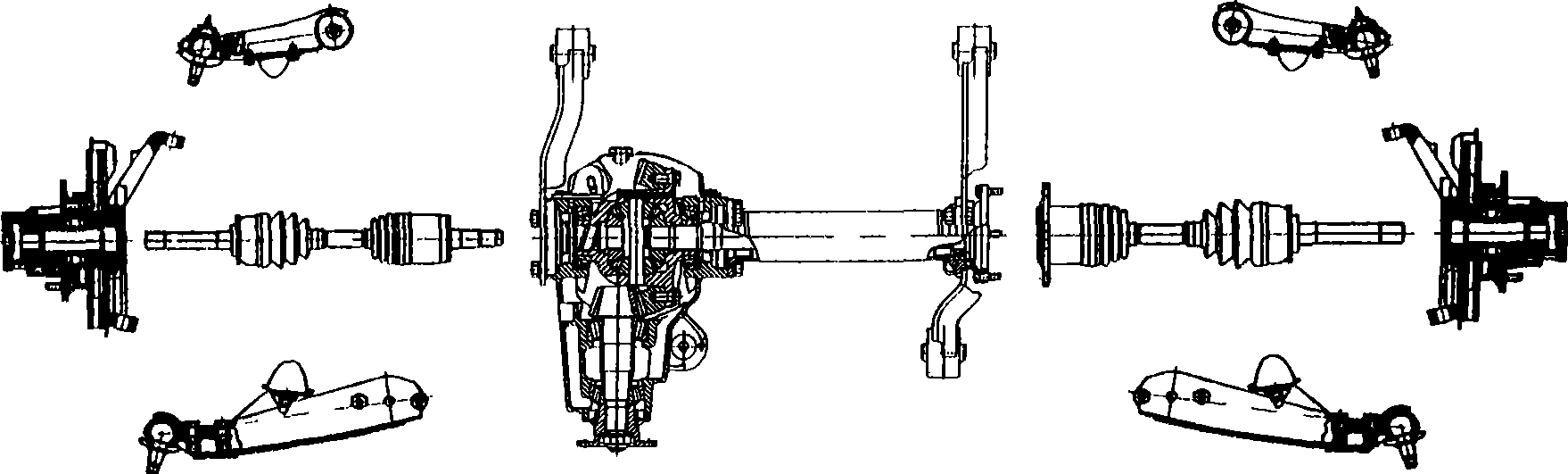 General-purpose fastener automatic control screwing device of process for assembling drive axle assembly