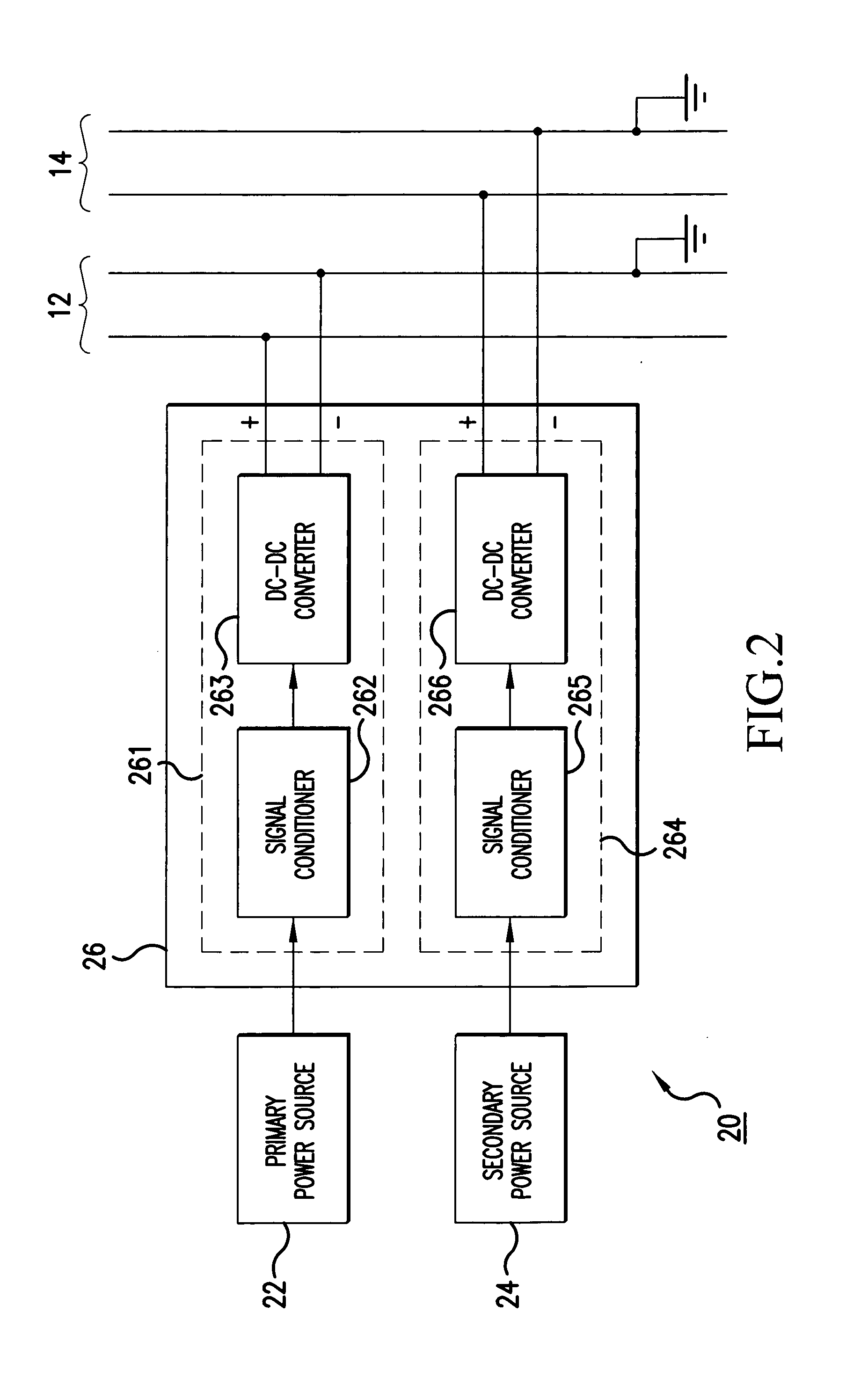 Generation and distribution of a dual-redundant logic supply voltage for an electrical system