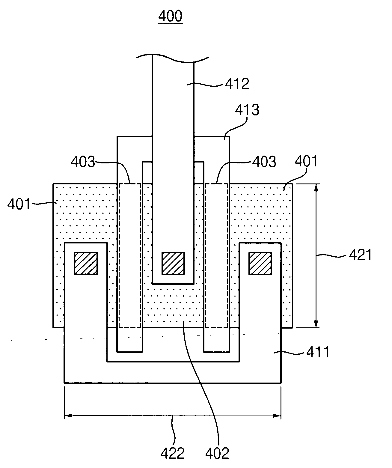 CMOS active pixel sensor and active pixel sensor array using fingered type source follower transistor