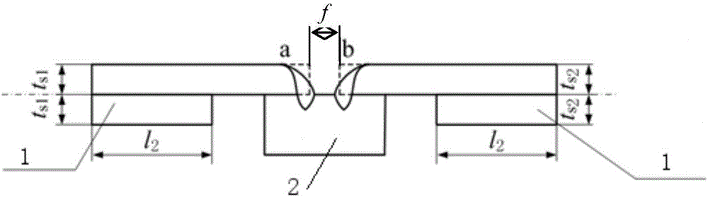 Method for testing shearing mechanical property of laser welding overlapping weldment