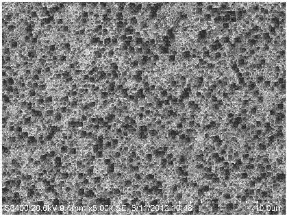 Method for preparing black silicon by metallic copper ion auxiliary etching