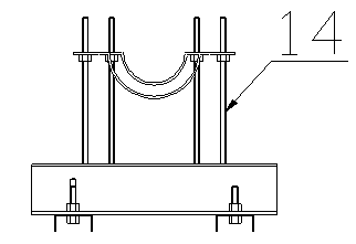 Replacing method for high-speed wire finishing mill roller box bearings