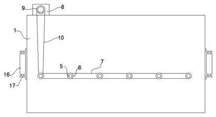 Traction device for plastic pipe production