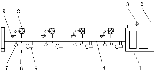 Carbon roaster preheating area volatile component monitoring and temperature controlling device and method