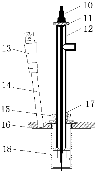 Carbon roaster preheating area volatile component monitoring and temperature controlling device and method