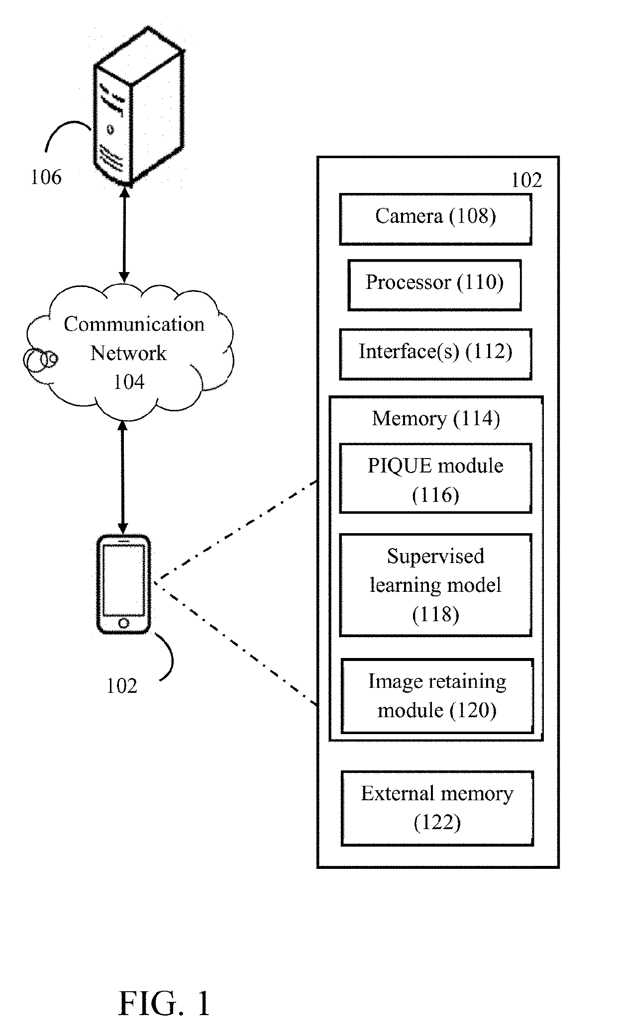 Automated system and method of retaining images based on a user's feedback on image quality