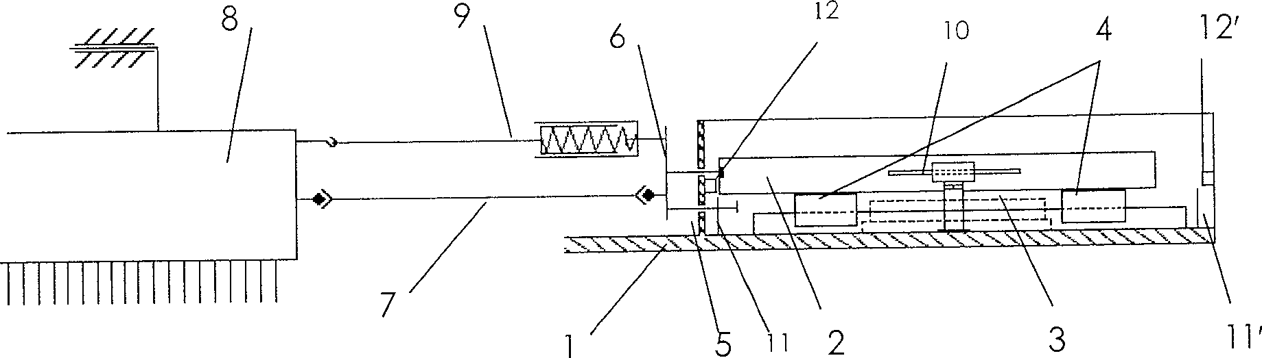 Tricot machine comb racking-movement device driven by linear servo motor