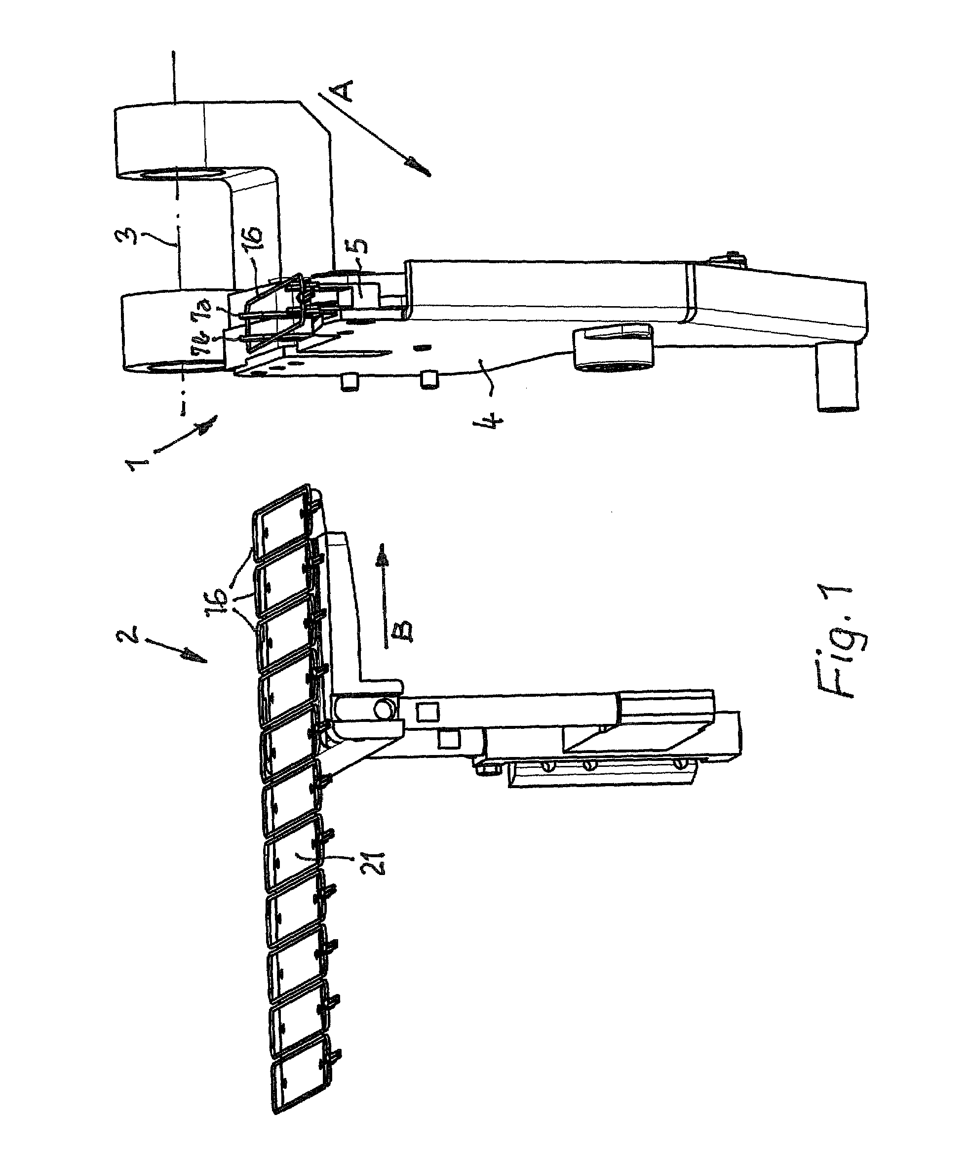 Portion pack with a suspension loop and method and device for attaching it