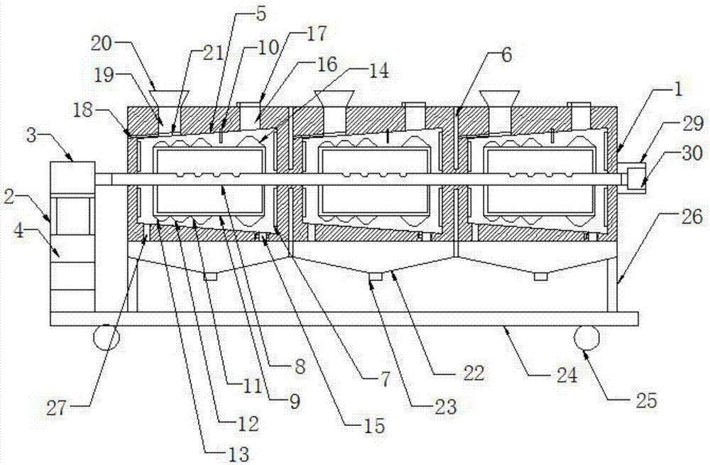 Tea leaf de-enzyming device