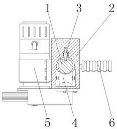 Building wiring grooving machine auxiliary frame convenient to assemble and adjust