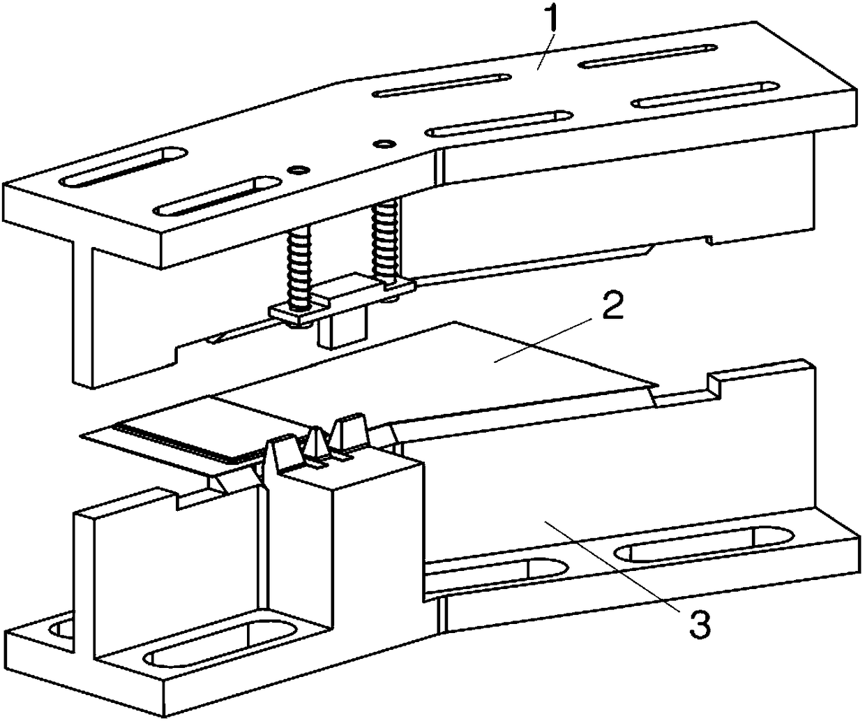 Specially-shaped end enclosure tool for sealing top of polymer softly-packaged battery specially-shaped airbag