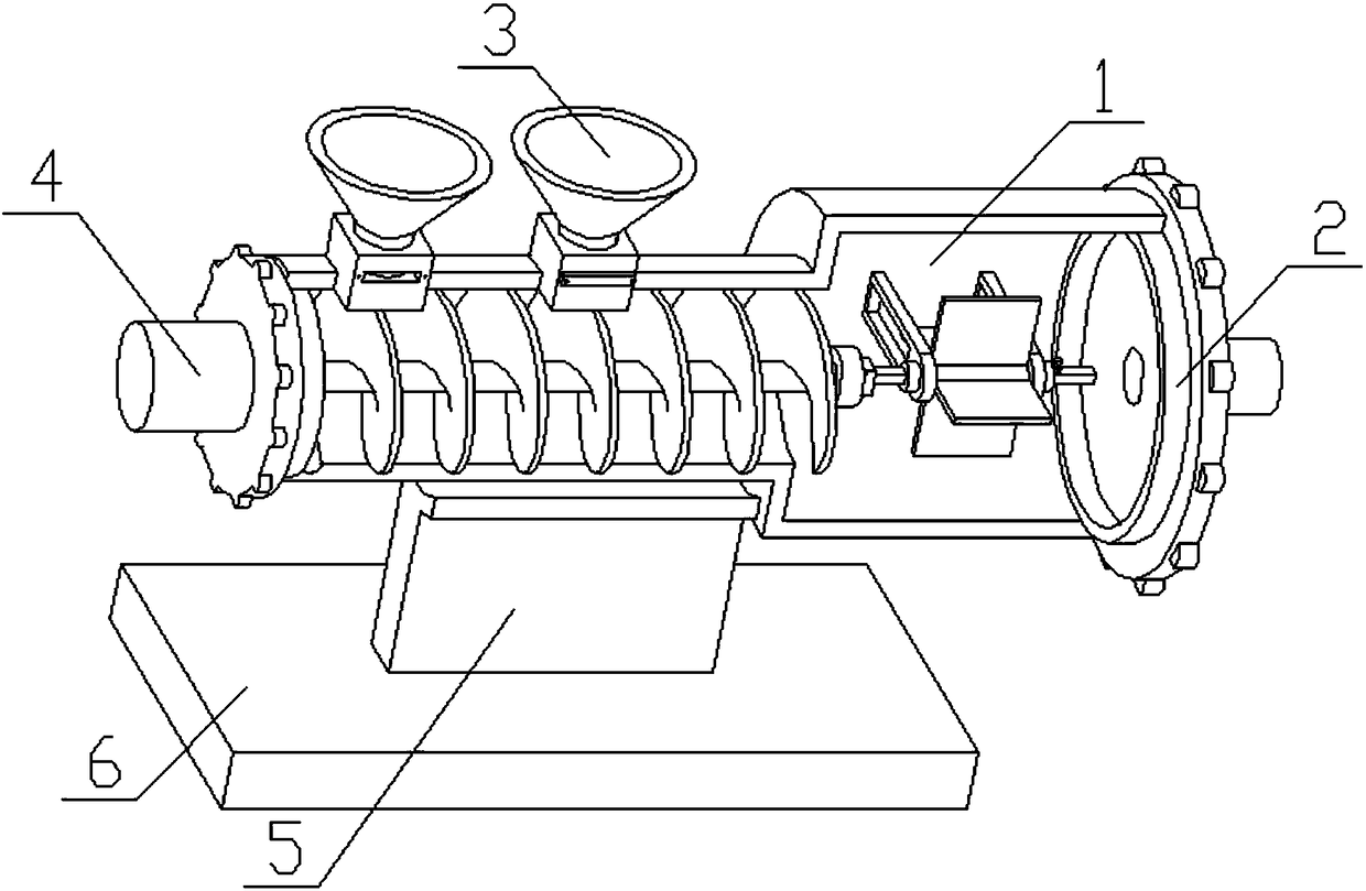 Novel extruding machine and using method thereof