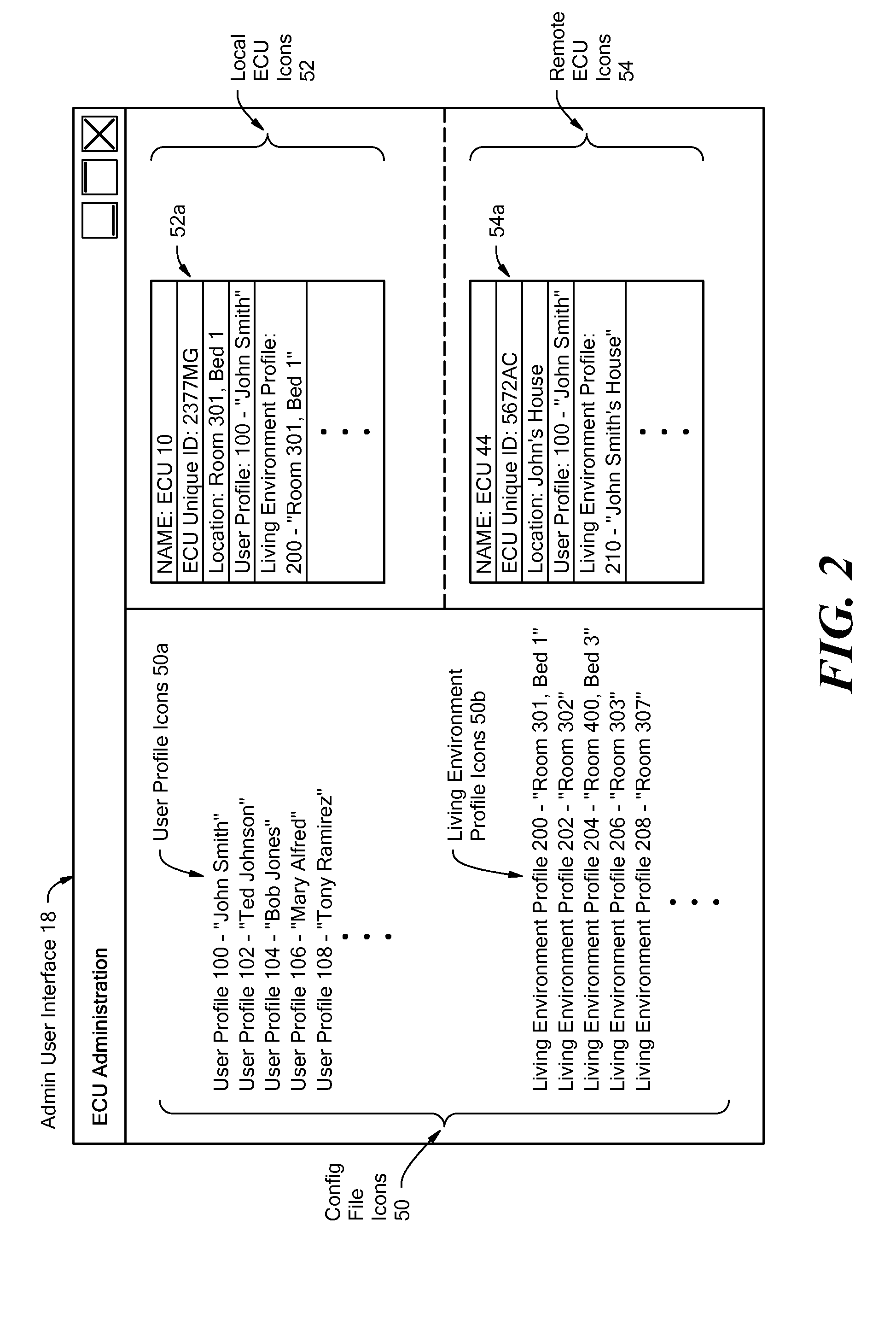 System and method for configuring and maintaining individual and multiple environmental control units over a communication network from an administration system