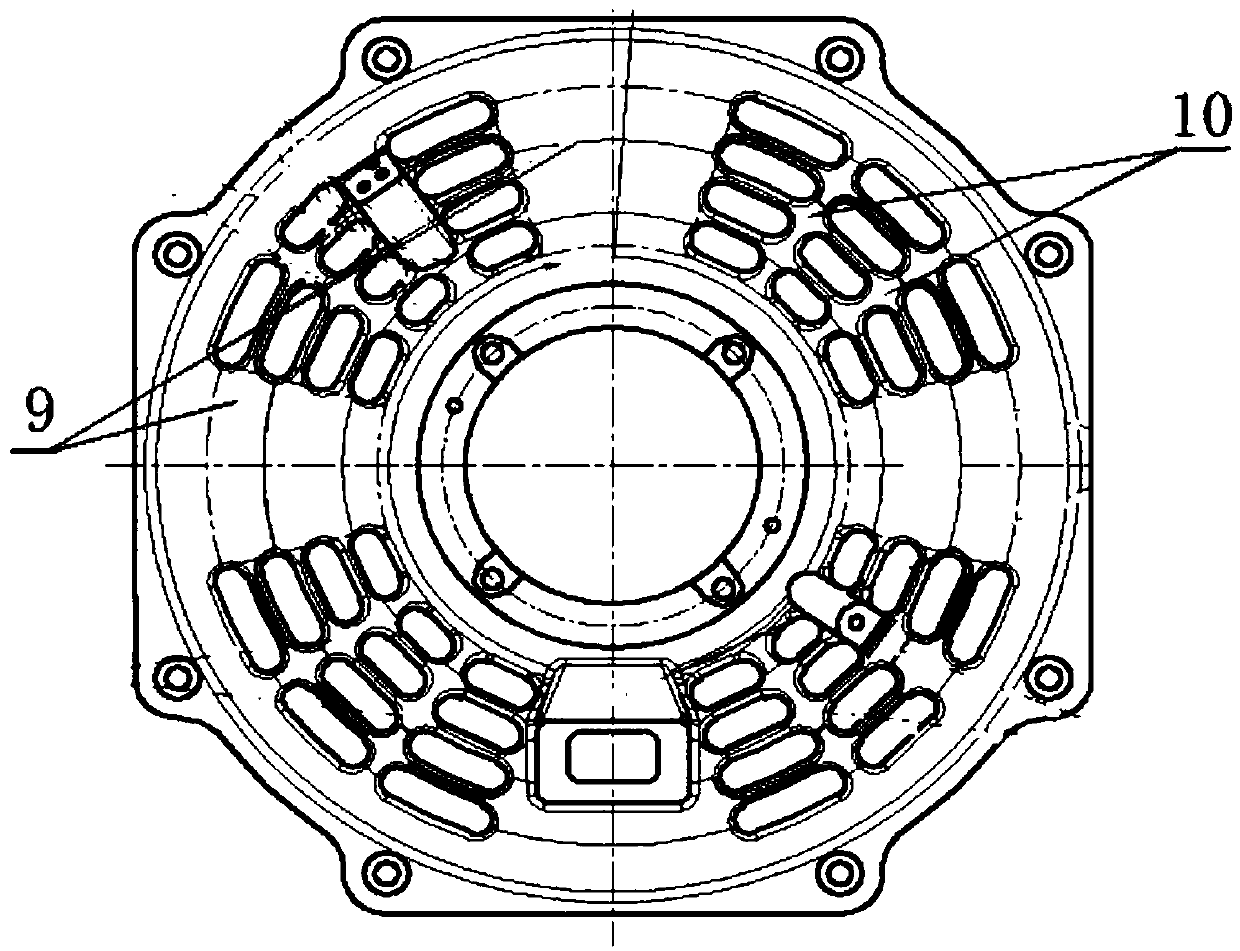 Motor end cover and motor