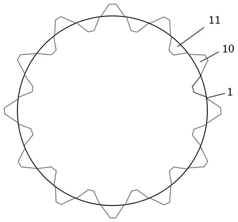 Multi-stage ladder tooth type mixer for integrated afterburner