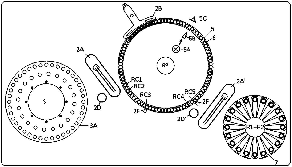 Fully automatic biochemical analyzer and method with multi-needle rotation device