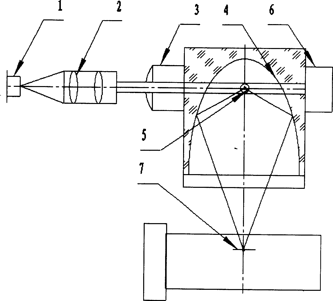 Micro optical sensor for laser dust particle counter