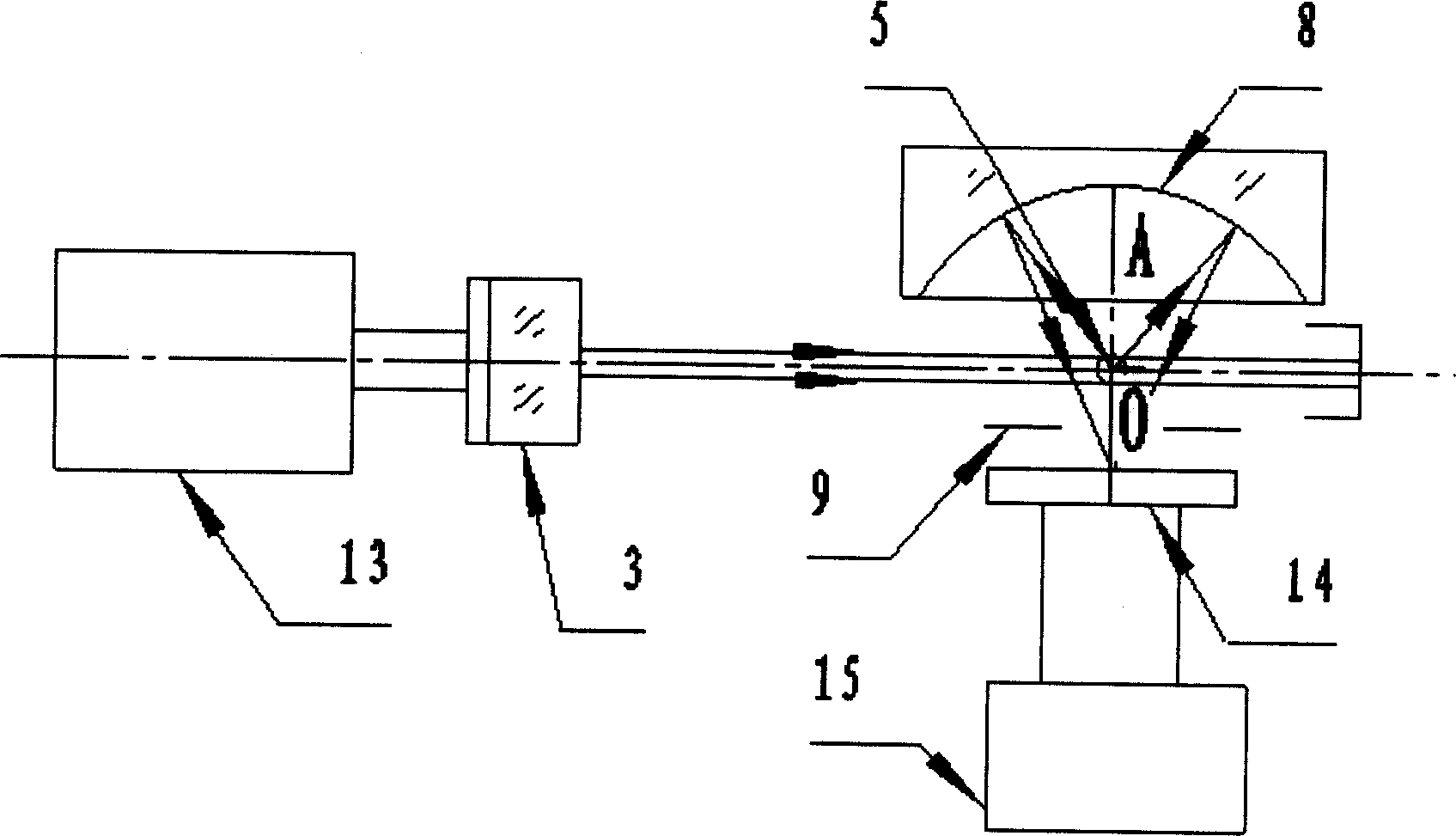 Micro optical sensor for laser dust particle counter