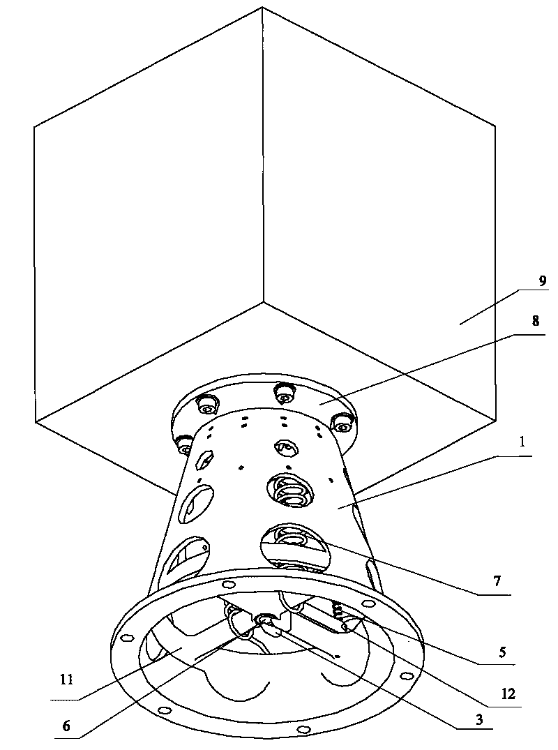 Separation mechanism of on-board equipment