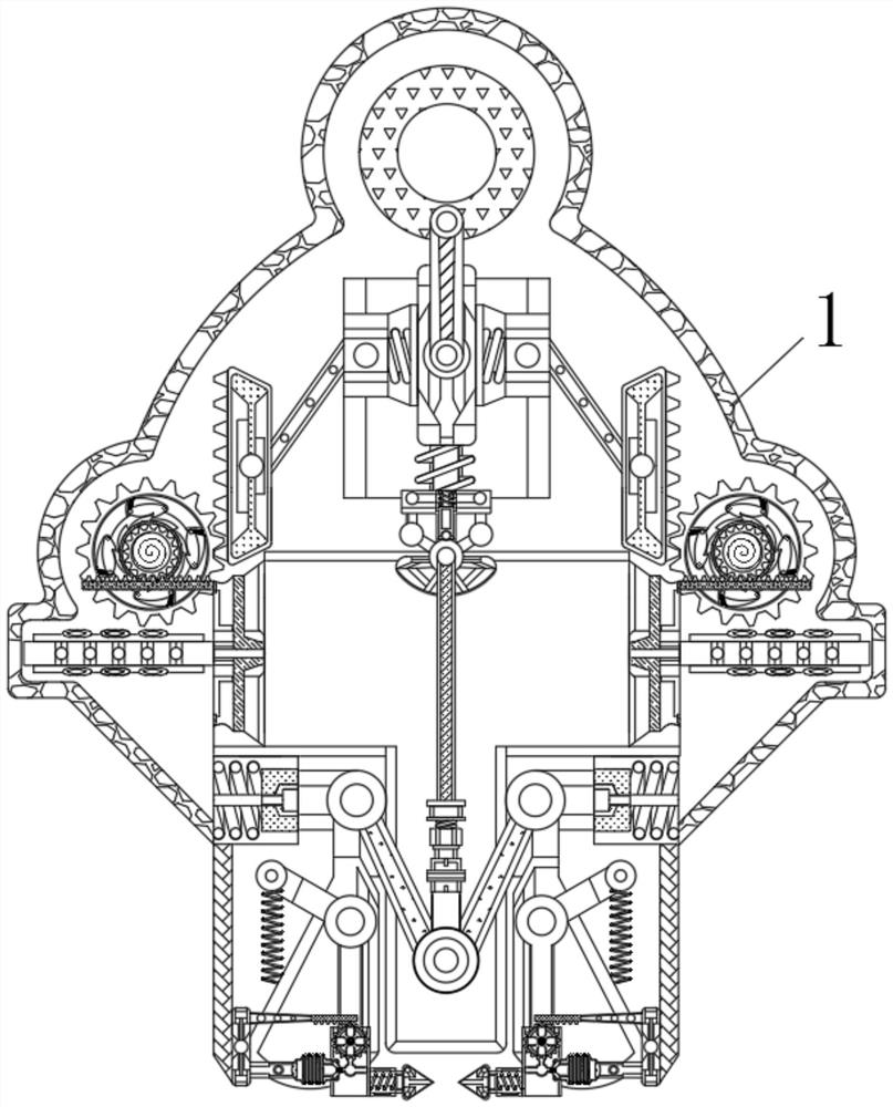 Uniform dough cutting mechanism based on cooked wheaten food processing