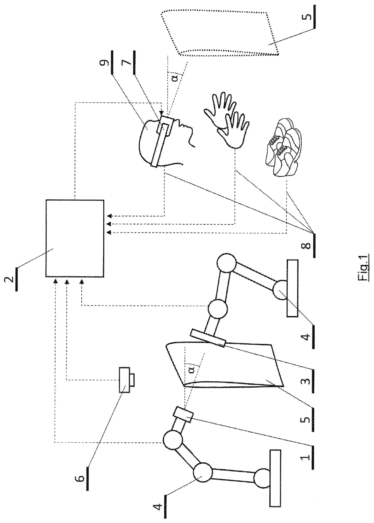 Method of non-destructive imaging of the internal structure and device for carrying out the method