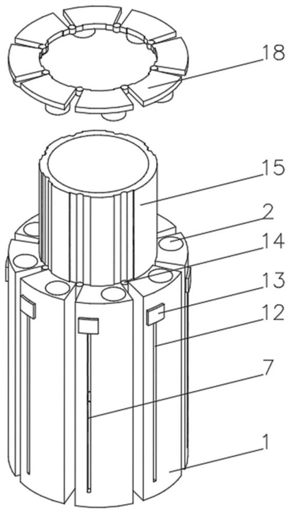 Multifunctional portable pen container based on air compression