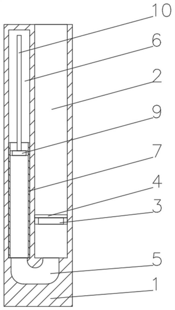 Multifunctional portable pen container based on air compression