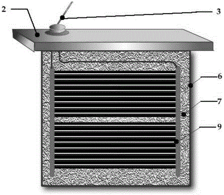 Drawer cabinet type electric warmer made of open-cell foamed aluminum materials