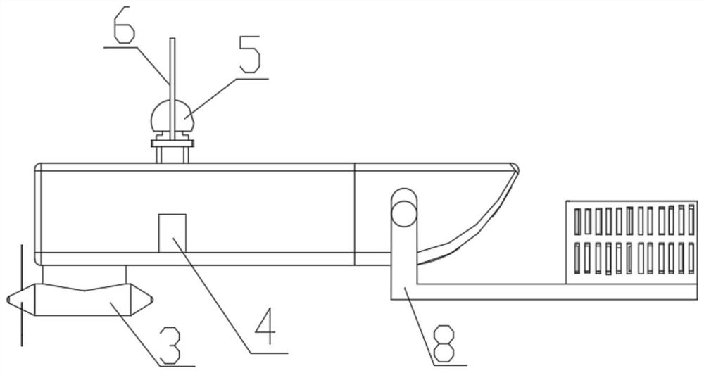 An intelligent self-powered water surface garbage cleaning system and working method