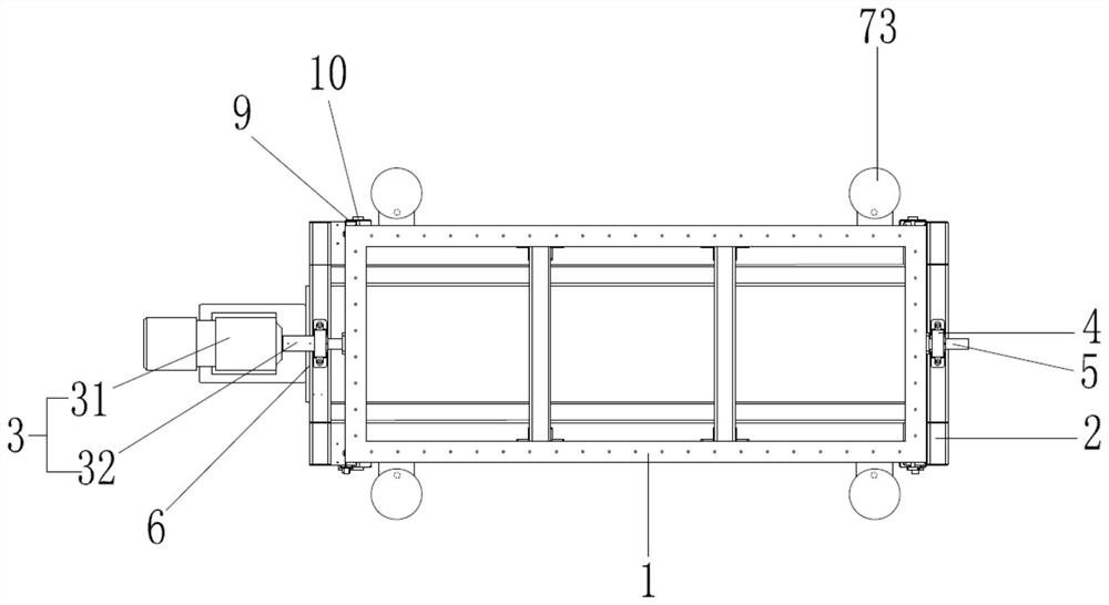 Automatic overturning workbench for robot welding