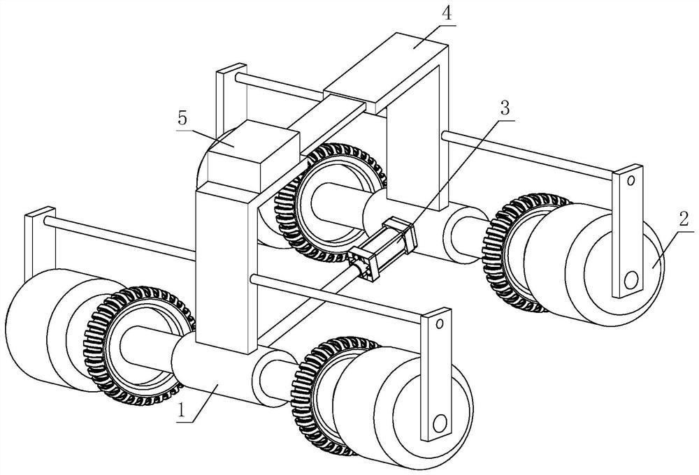 A four-wheel drive robot for iron tower inspection and climbing and its operation method