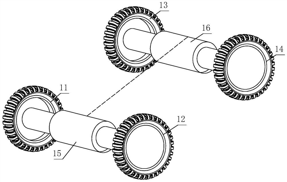 A four-wheel drive robot for iron tower inspection and climbing and its operation method