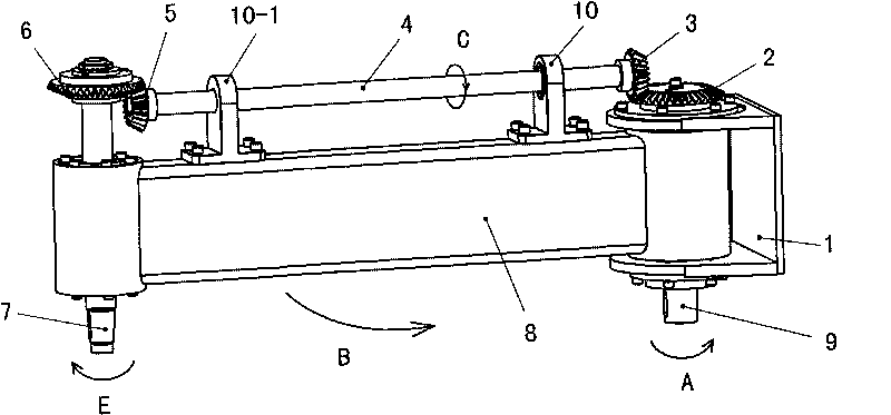 Wrist transmission mechanism of stacking robots