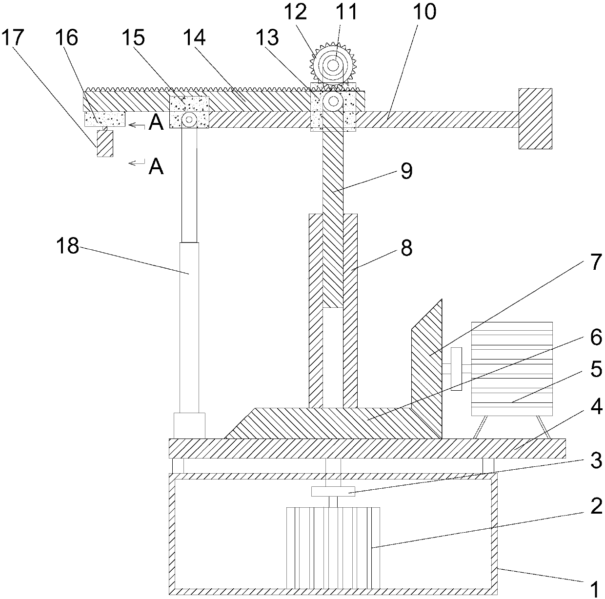 Three-axle manipulator