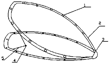 Simple false tooth tool placement frame