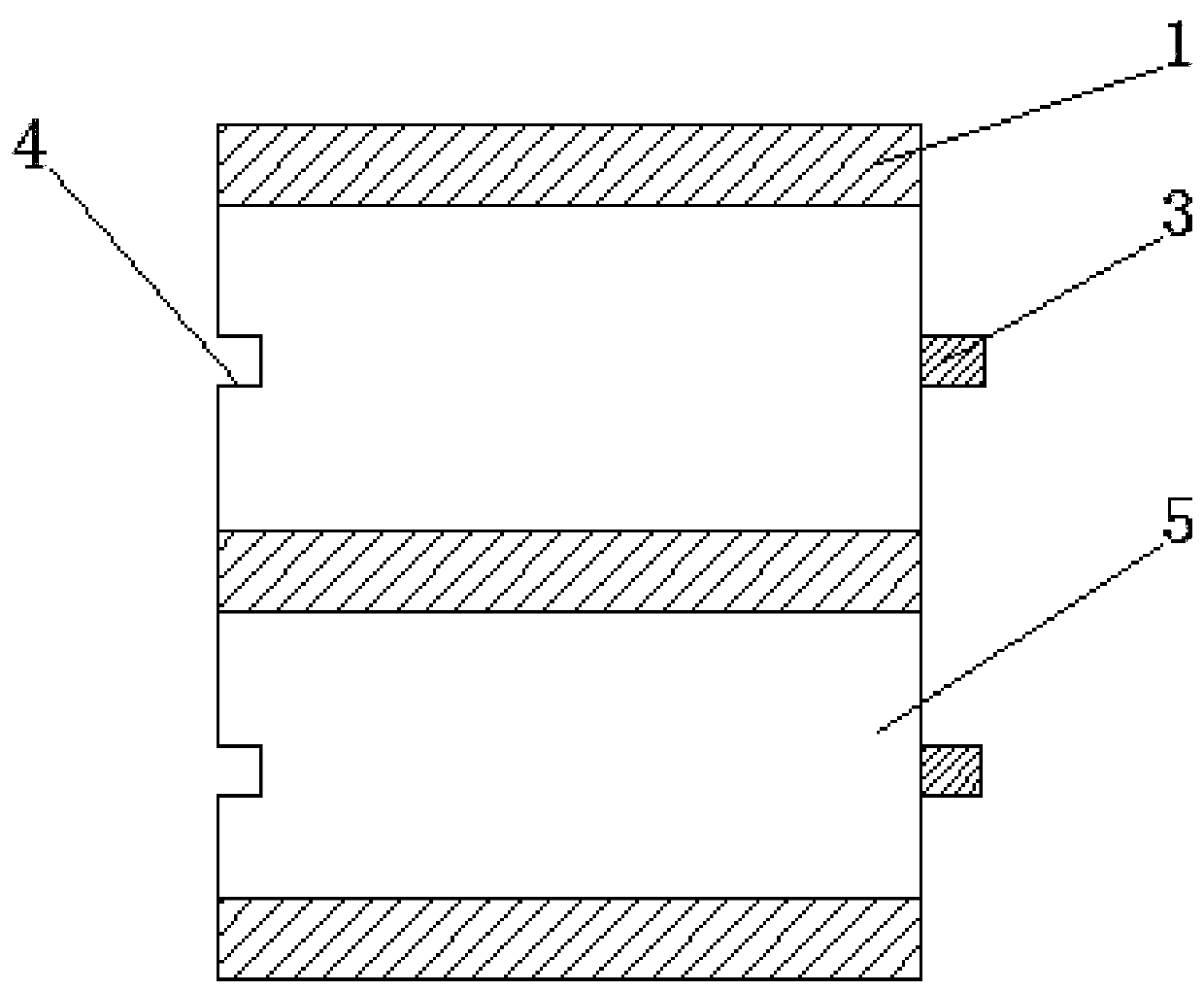 A kind of thermal insulation sintered hollow brick with reinforcing ribs