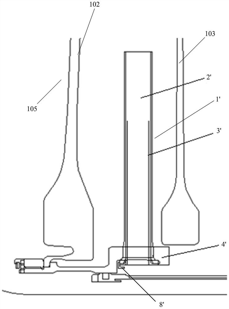 Aero-engine air compressor and vortex reducer assembly