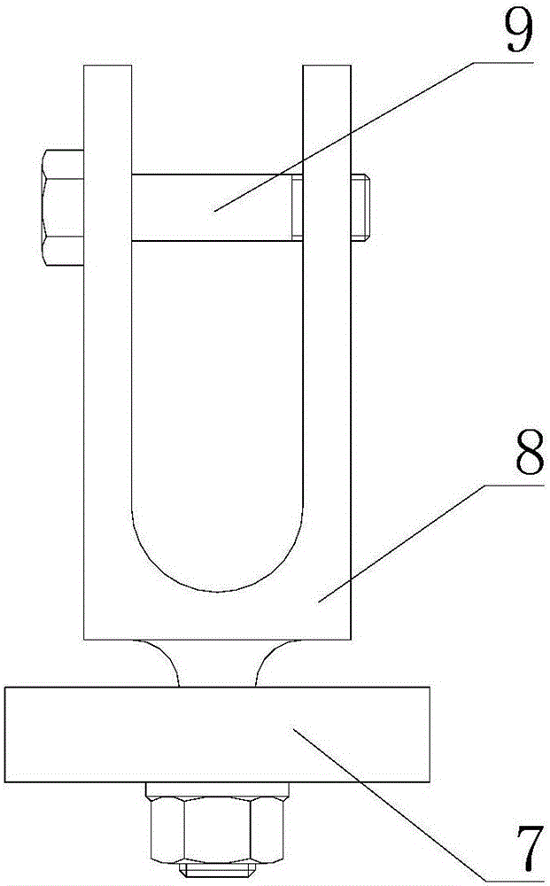 Ultra-high-voltage transmission line strain insulator string entering and exiting operation connecting device and use method