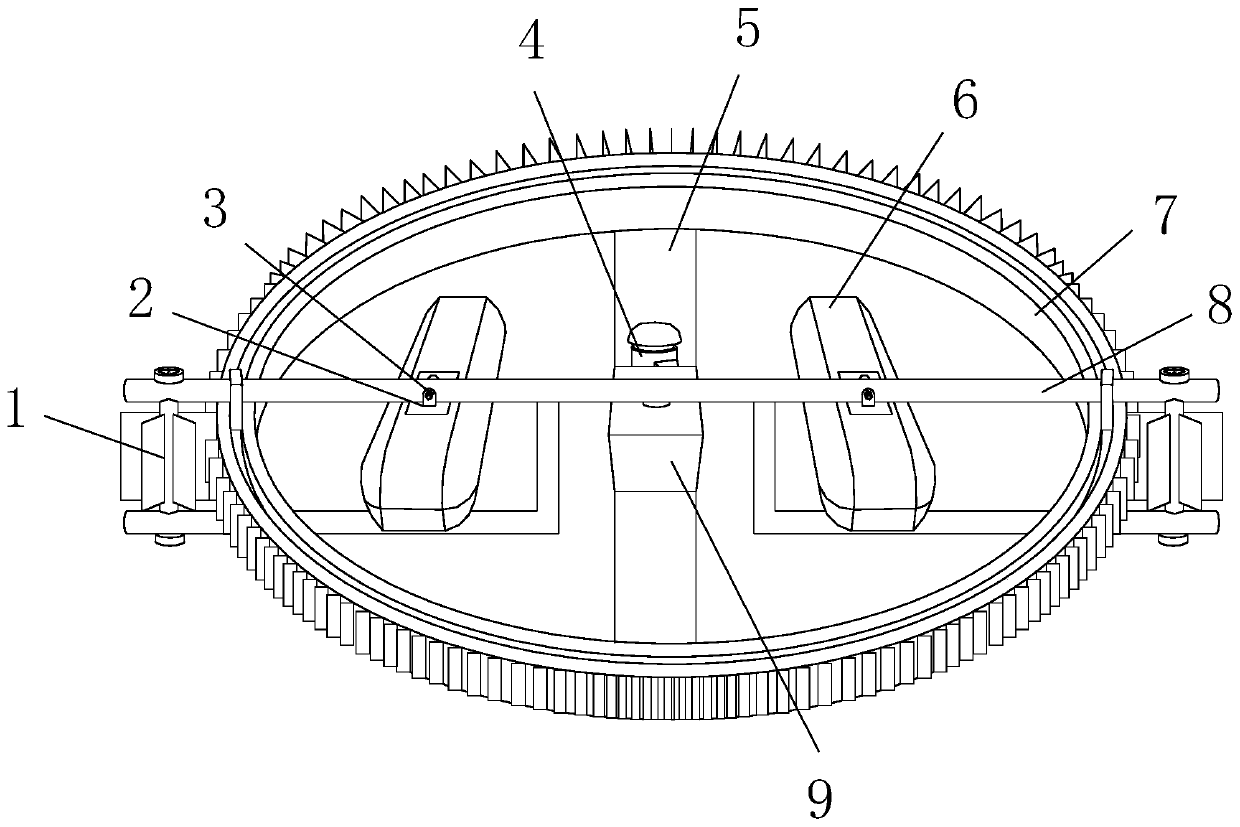 Aeration device for aquaculture pond