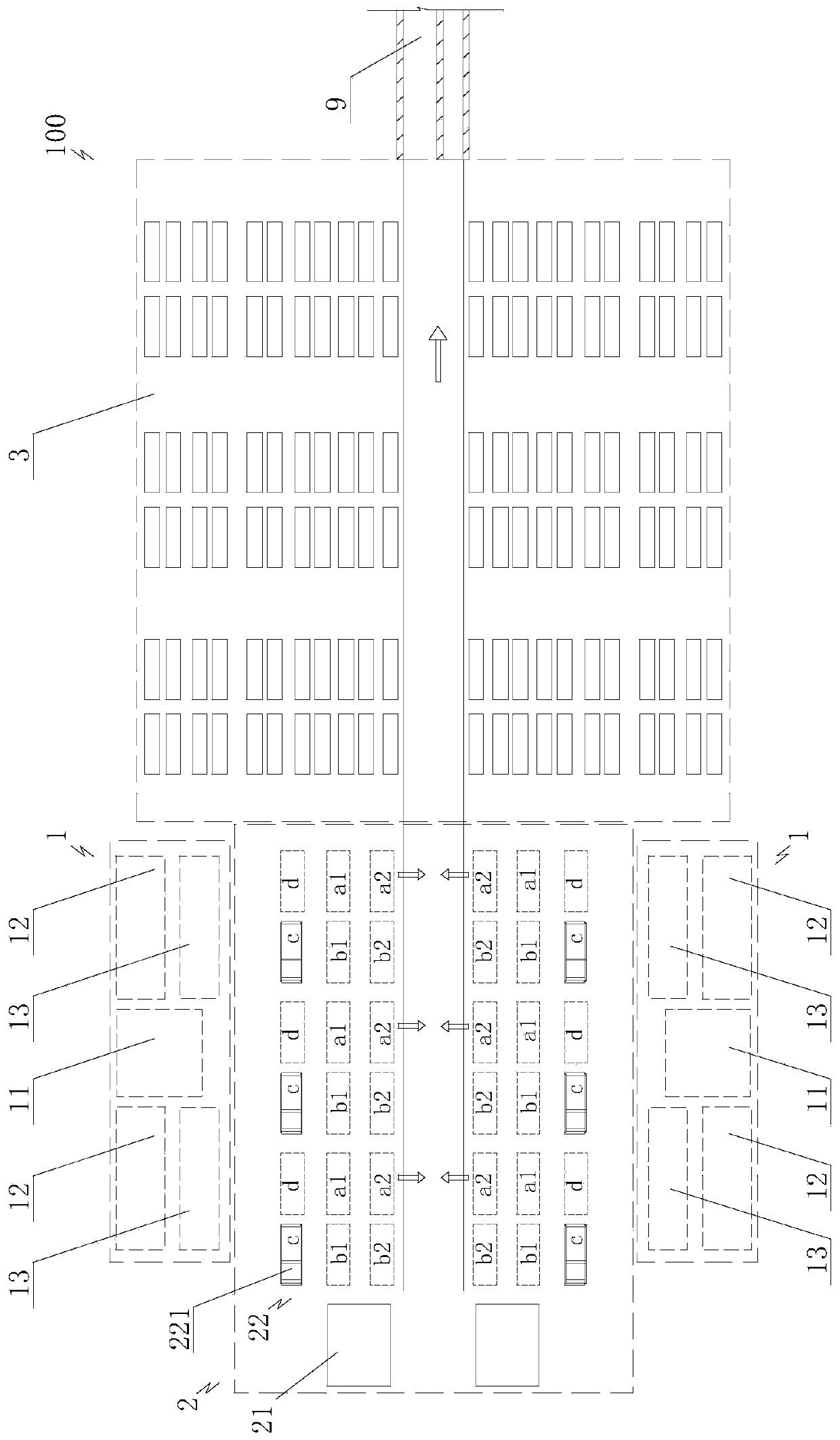 Mobile factory for prefabricated pipe joint and production method of prefabricated pipe joint