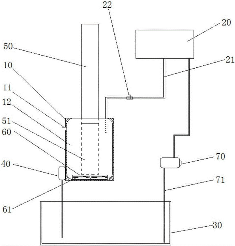 Filter tip cleaning circulation method